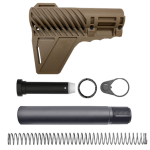 AR Fin Brace Pistol & Buffer Tube Kit - FDE