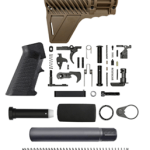 AR Fin Brace Pistol Upgrade Kit (w/Foam Pad) - FDE