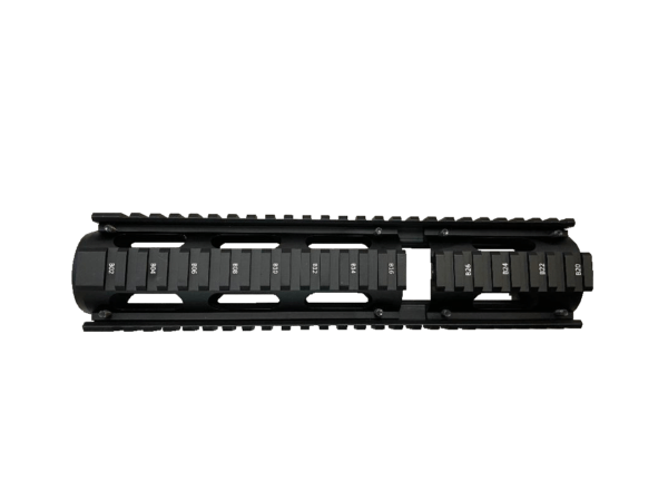 CARBINE LENGTH TWO PIECE DROP IN QUAD RAIL – 3