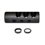 AR-15 1/2x28 Competition Grade Black Steel - Muzzle Brake