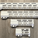 AR-15 M-LOK Handguard w/Built-In Handstop - Storm Trooper White