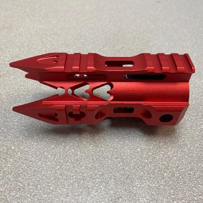 AR-15 5" Zombie Slayer Free Float M-LOK Handguard (Red)
