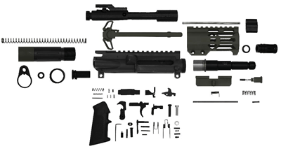 7.62x39: 2-Tone Micro Build Kit - Cerakote OD Green