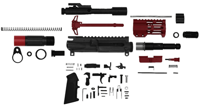 7.62x39: 2-Tone Micro Build Kit - Cerakote Red
