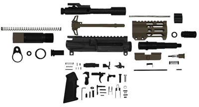 300 Blackout: 2-Tone Micro Build Kit - Cerakote FDE