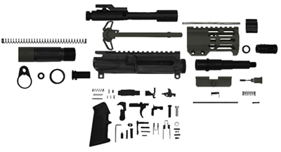 300 Blackout: 2-Tone Micro Build Kit - Cerakote OD Green