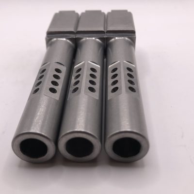 Glock 19 (Gen 1-5) 9mm Ported Barrel in Naked Stainless