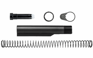 AR-15 Carbine Buffer Tube Kit with Flat Wire Recoil Spring & H3 Buffer