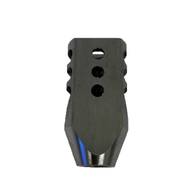 (BLEMISHED) .308 5/8"x24 Stainless Steel Thread Tanker Style Muzzle Brake (BLEMISHED)