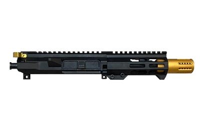 6" 2-Tone Micro Complete Upper Receiver - Gold