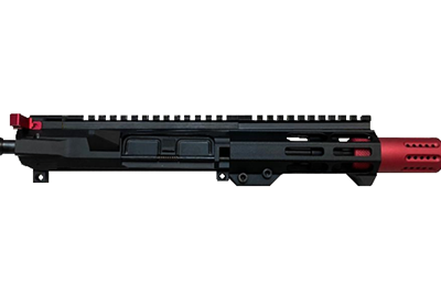 6" 2-Tone Micro Complete Upper Receiver - Red
