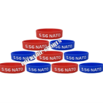 5.56 NATO (5 - Blue & 5 - Red) Mag Marking Band (10 Pack)