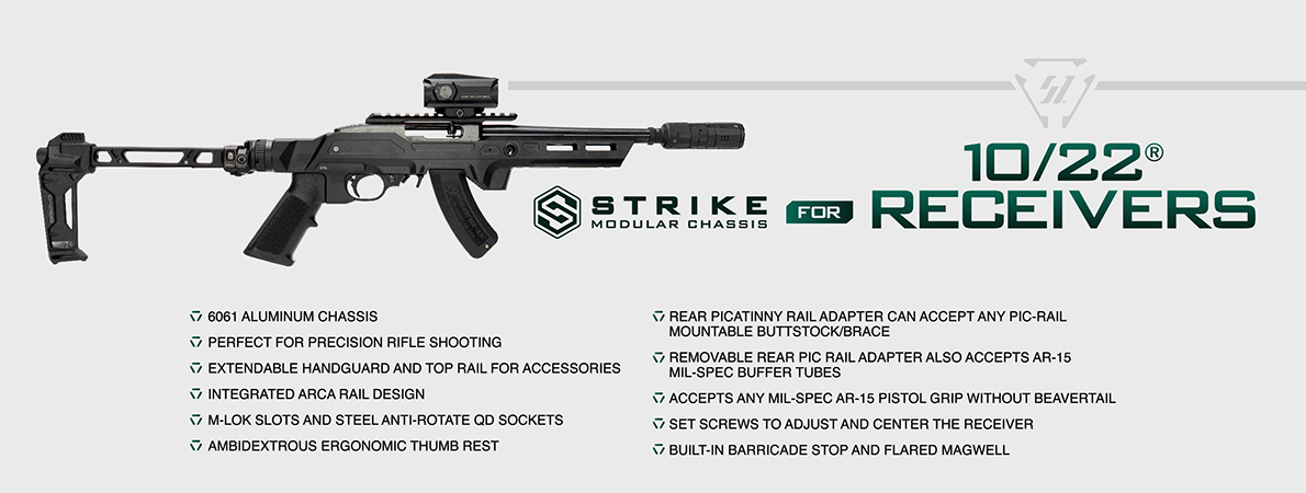 Strike - Modular Chassis for Ruger® 1022® Receivers - Image 9